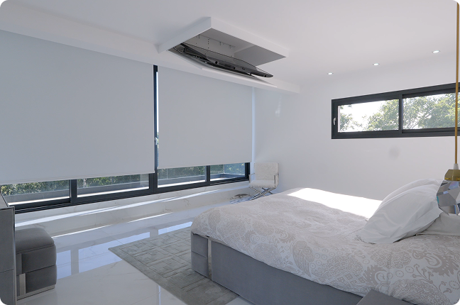 Modern interior space showing clean design